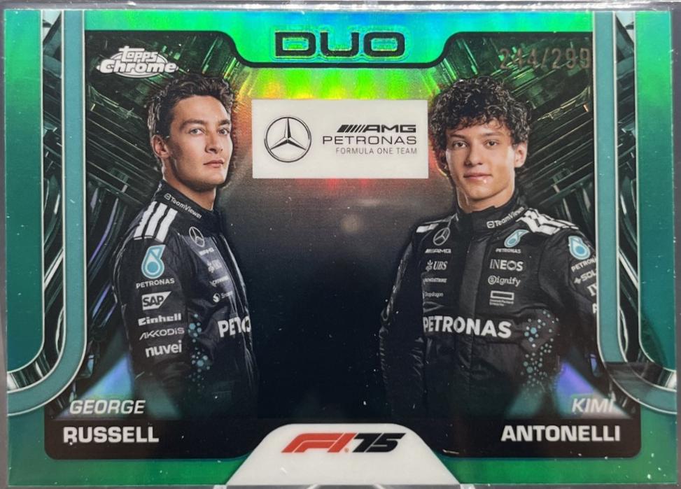 George Russell / Kimi Antonelli [Teal Refractor] #167