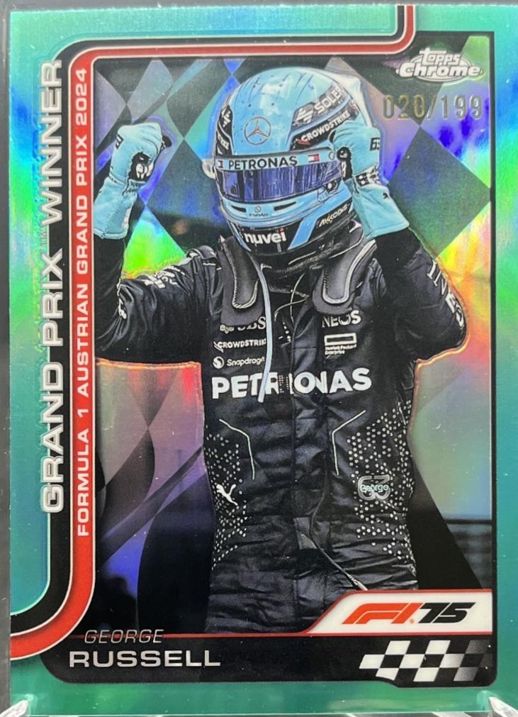 George Russell [Aqua Raywave Refractor] #103