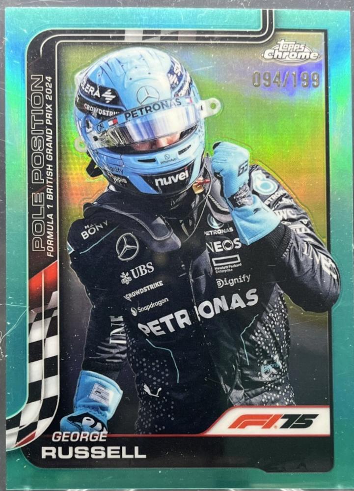 George Russell [Aqua Raywave Refractor] #119
