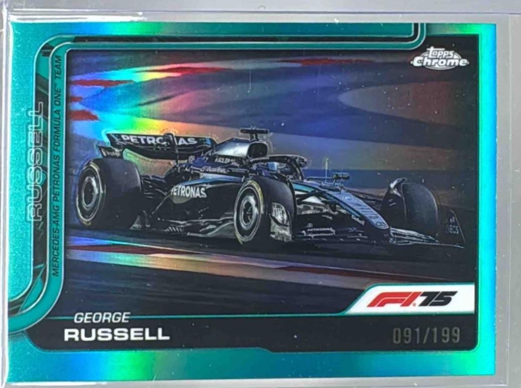 George Russell [Aqua Raywave Refractor] #79