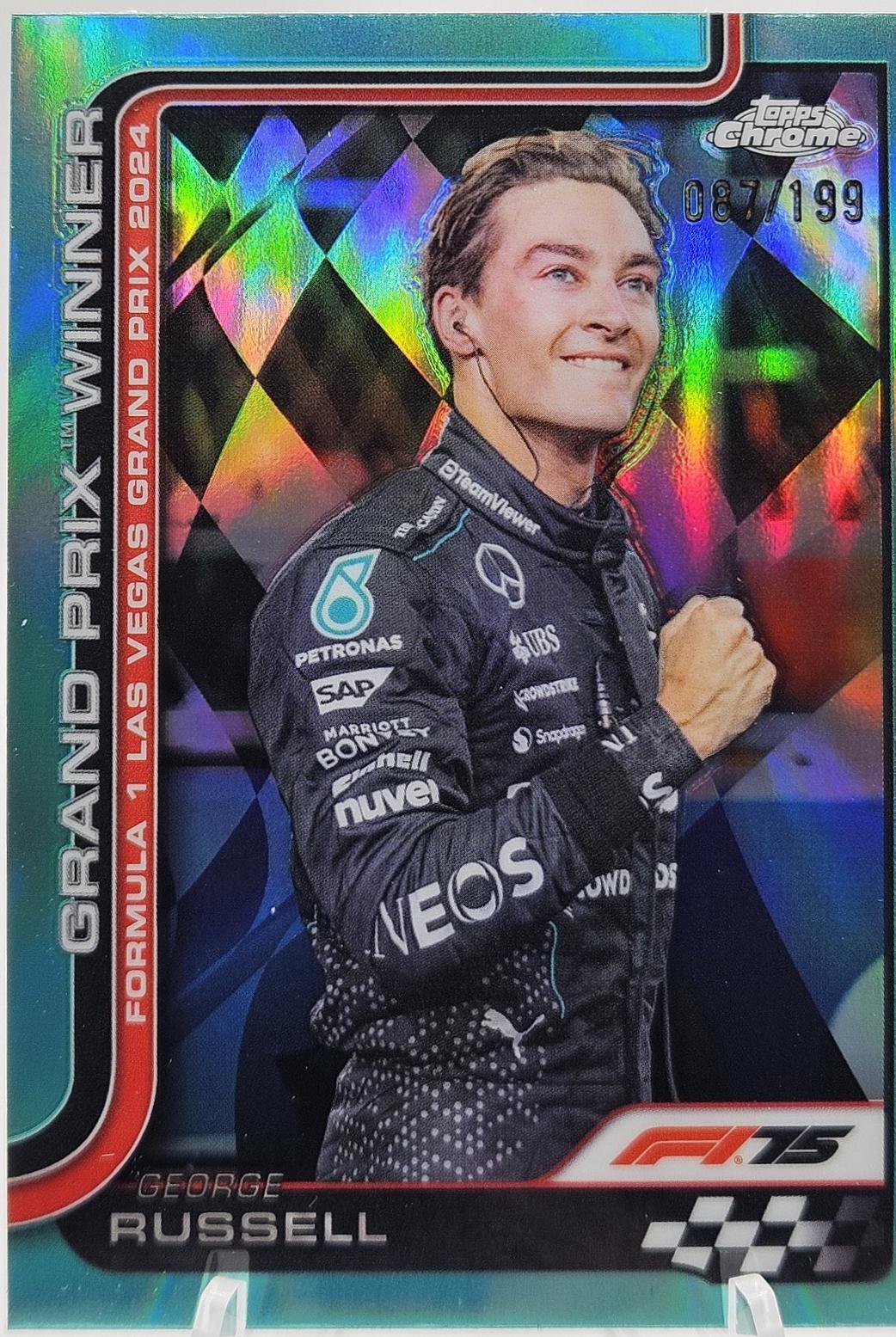 George Russell [Aqua Refractor] #114