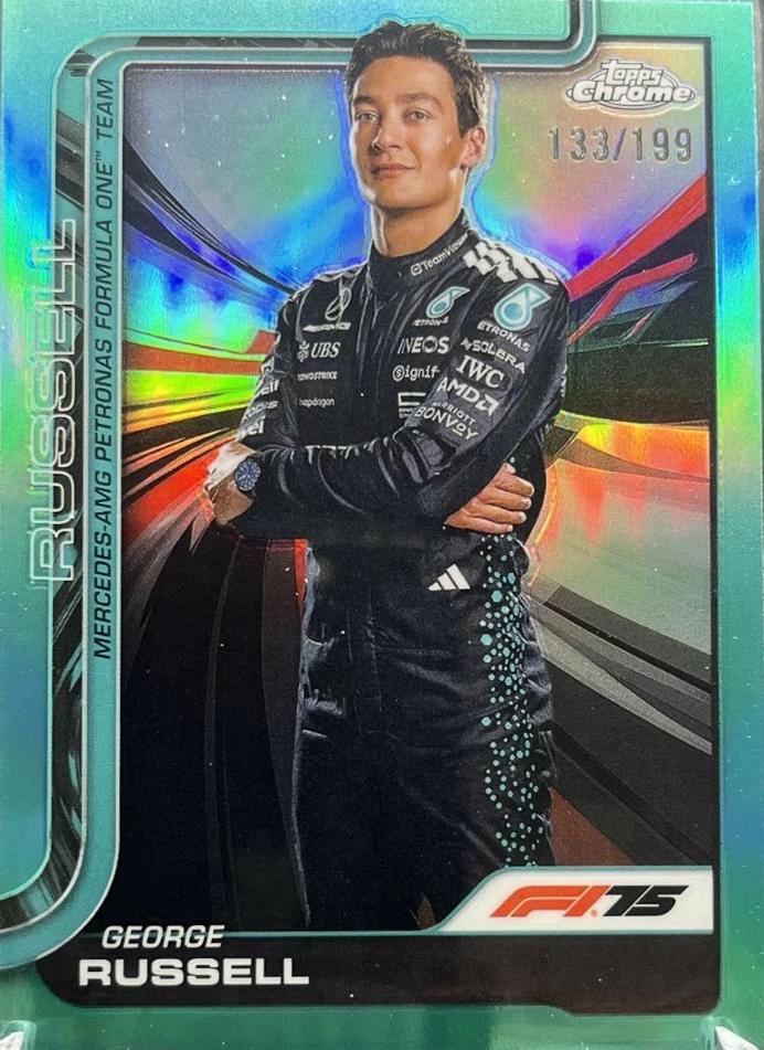 George Russell [Aqua Refractor] #7