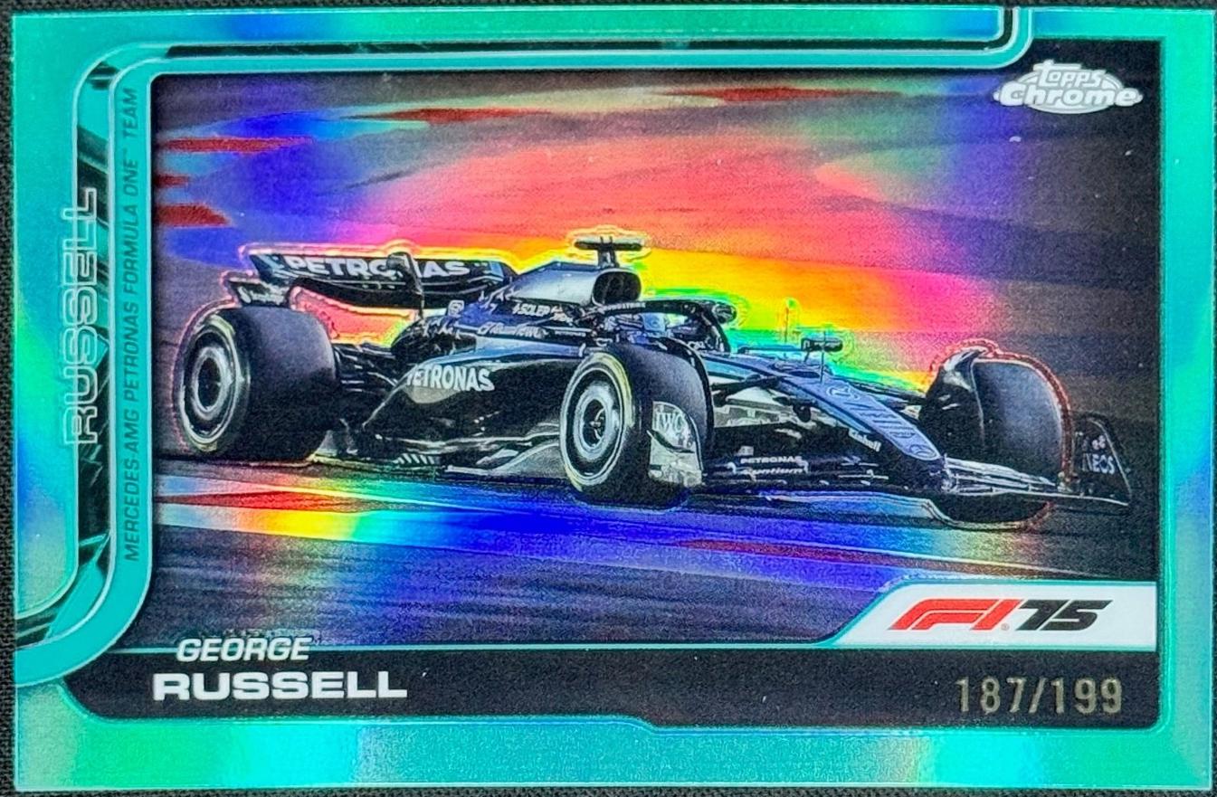George Russell [Aqua Refractor] #79