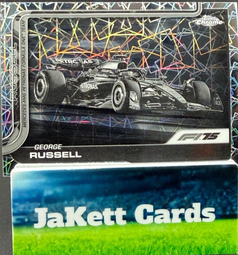 George Russell [Black White Lazer Refractor] #79