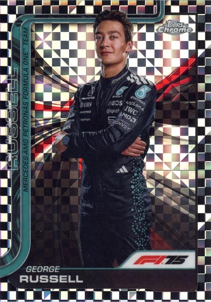 George Russell [Checker Flag Refractor] #7