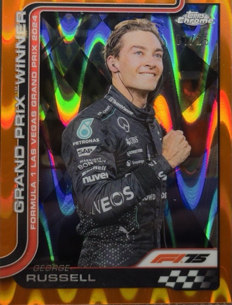 George Russell [Orange RayWave Refractor] #114