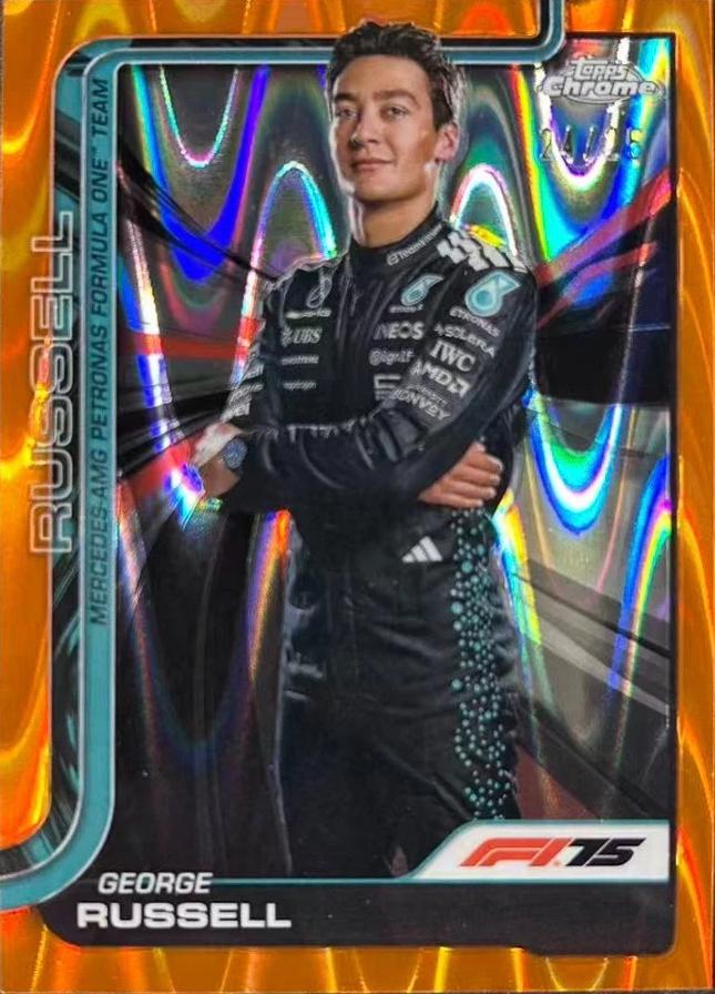 George Russell [Orange RayWave Refractor] #7