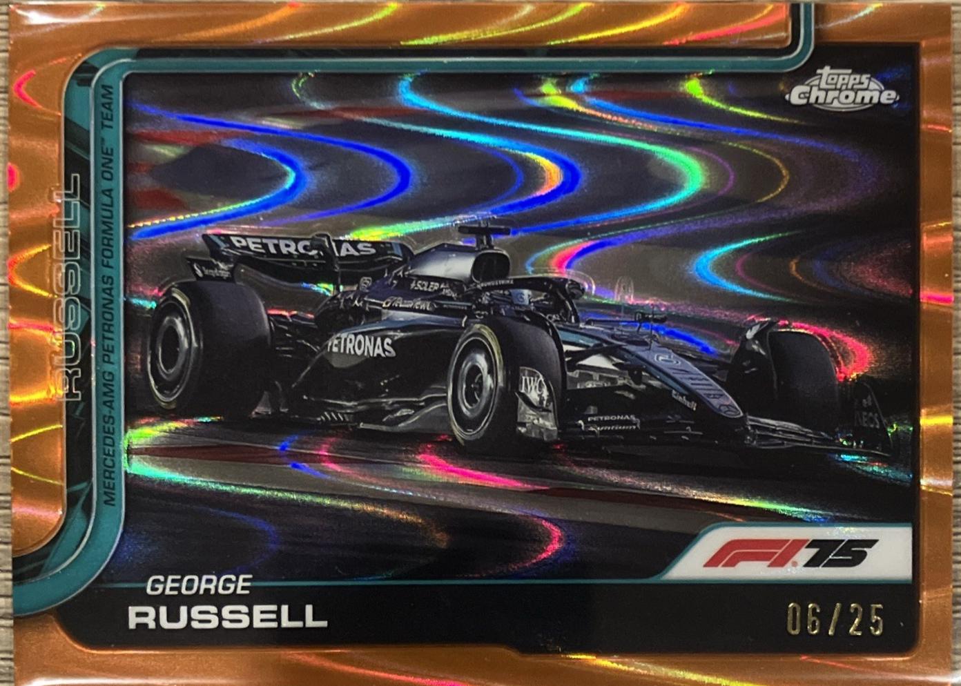 George Russell [Orange RayWave Refractor] #79