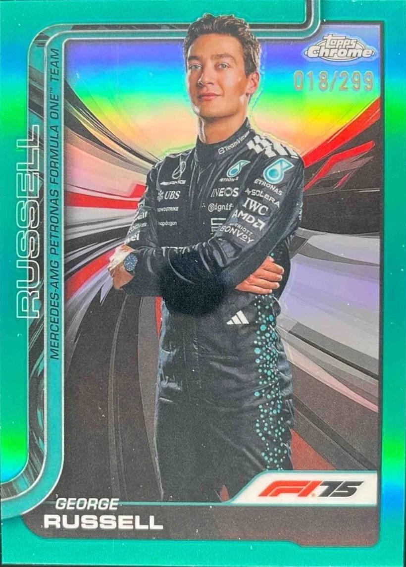 George Russell [Teal Refractor] #7