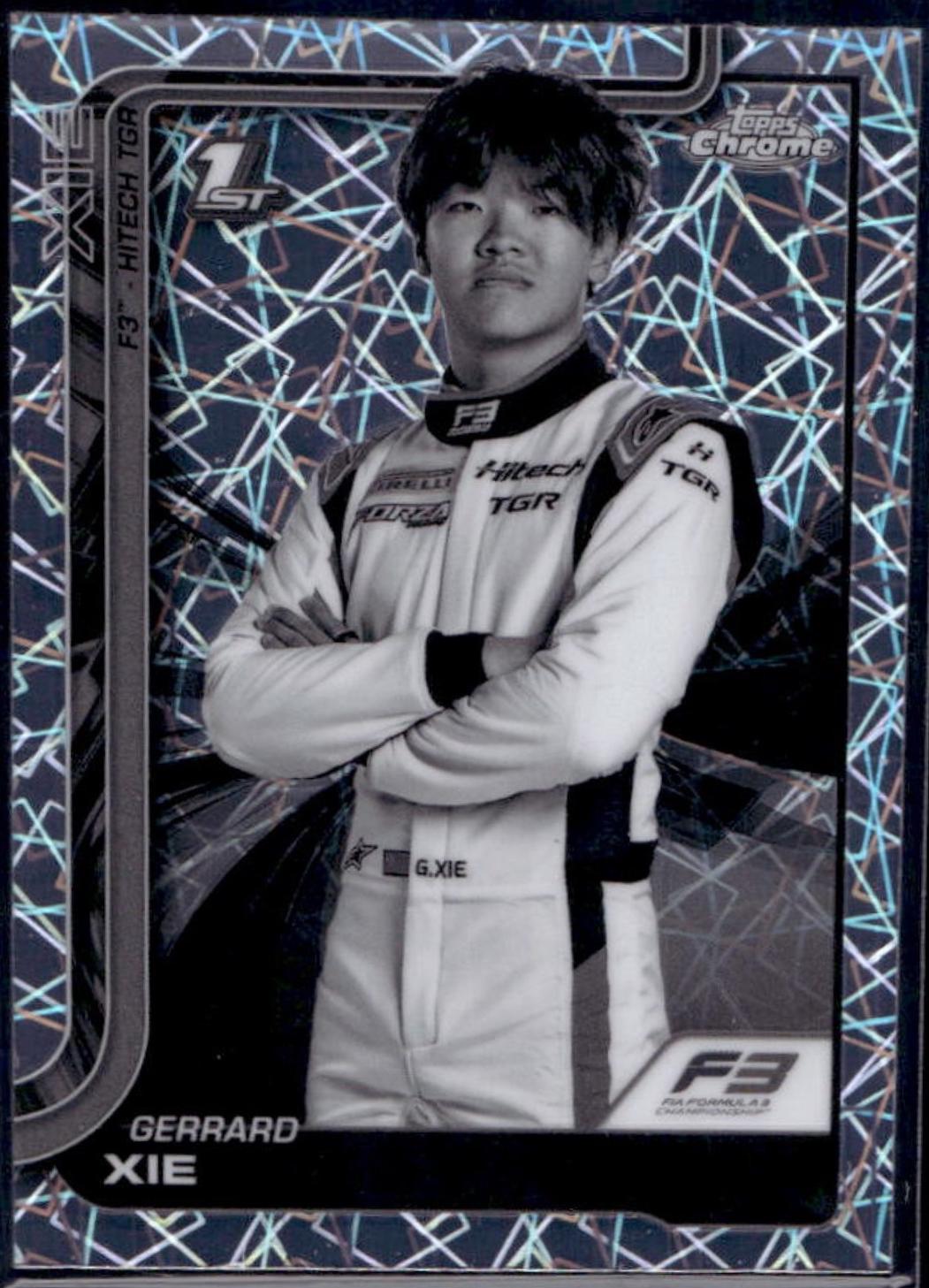 Gerrard Xie [Black White Lazer Refractor] #56