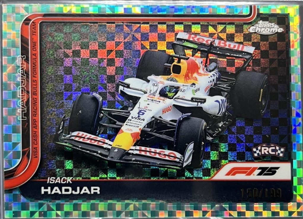 Isack Hadjar [Aqua Raywave Refractor] #84