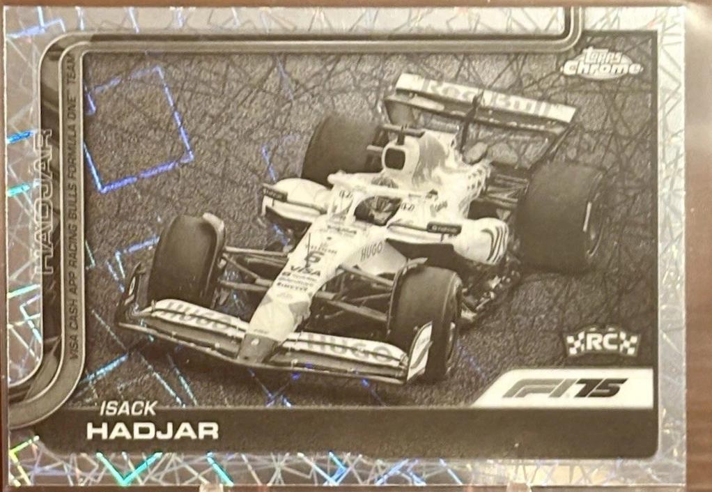 Isack Hadjar [Black White Lazer Refractor] #84