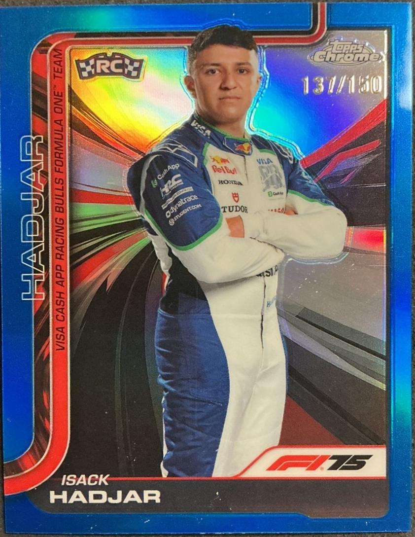 Isack Hadjar [Blue Refractor] #12