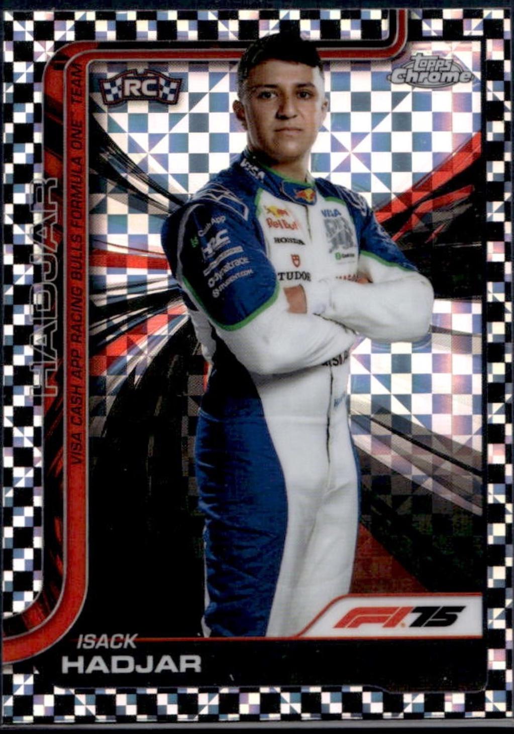 Isack Hadjar [Checker Flag Refractor] #12