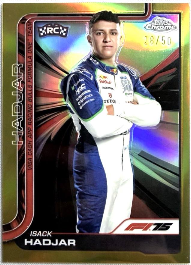 Isack Hadjar [Gold Refractor] #12