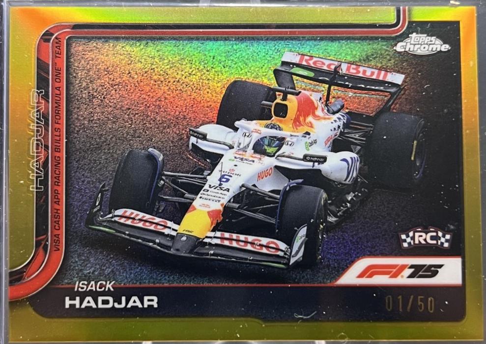 Isack Hadjar [Gold Refractor] #84