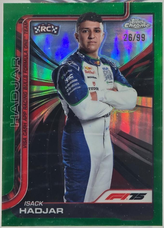 Isack Hadjar [Green Refractor] #12