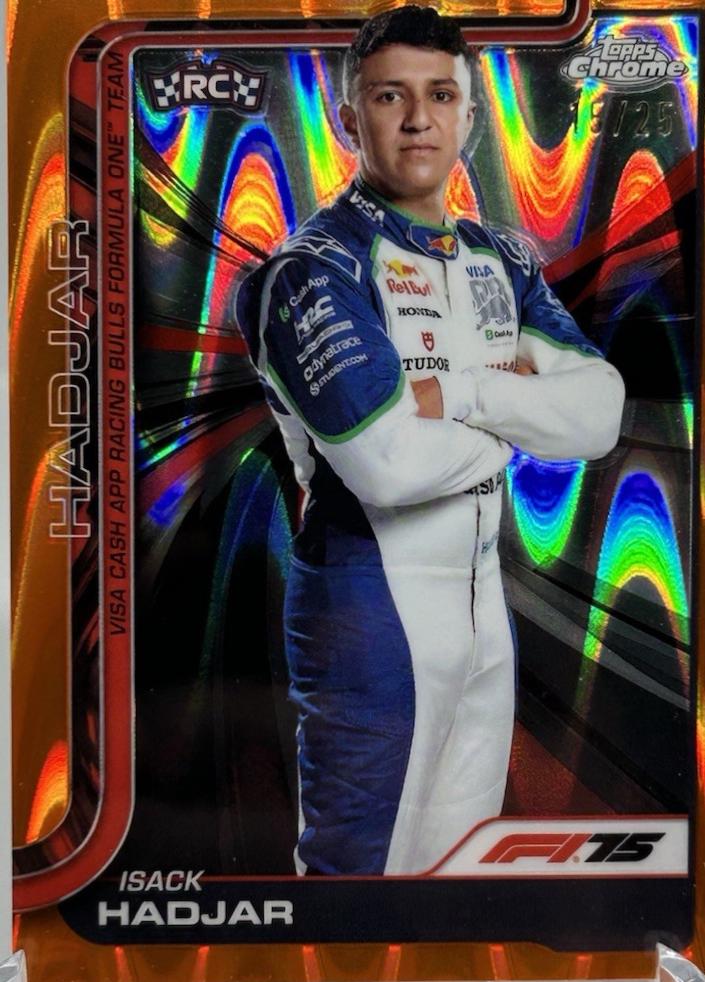 Isack Hadjar [Orange RayWave Refractor] #12