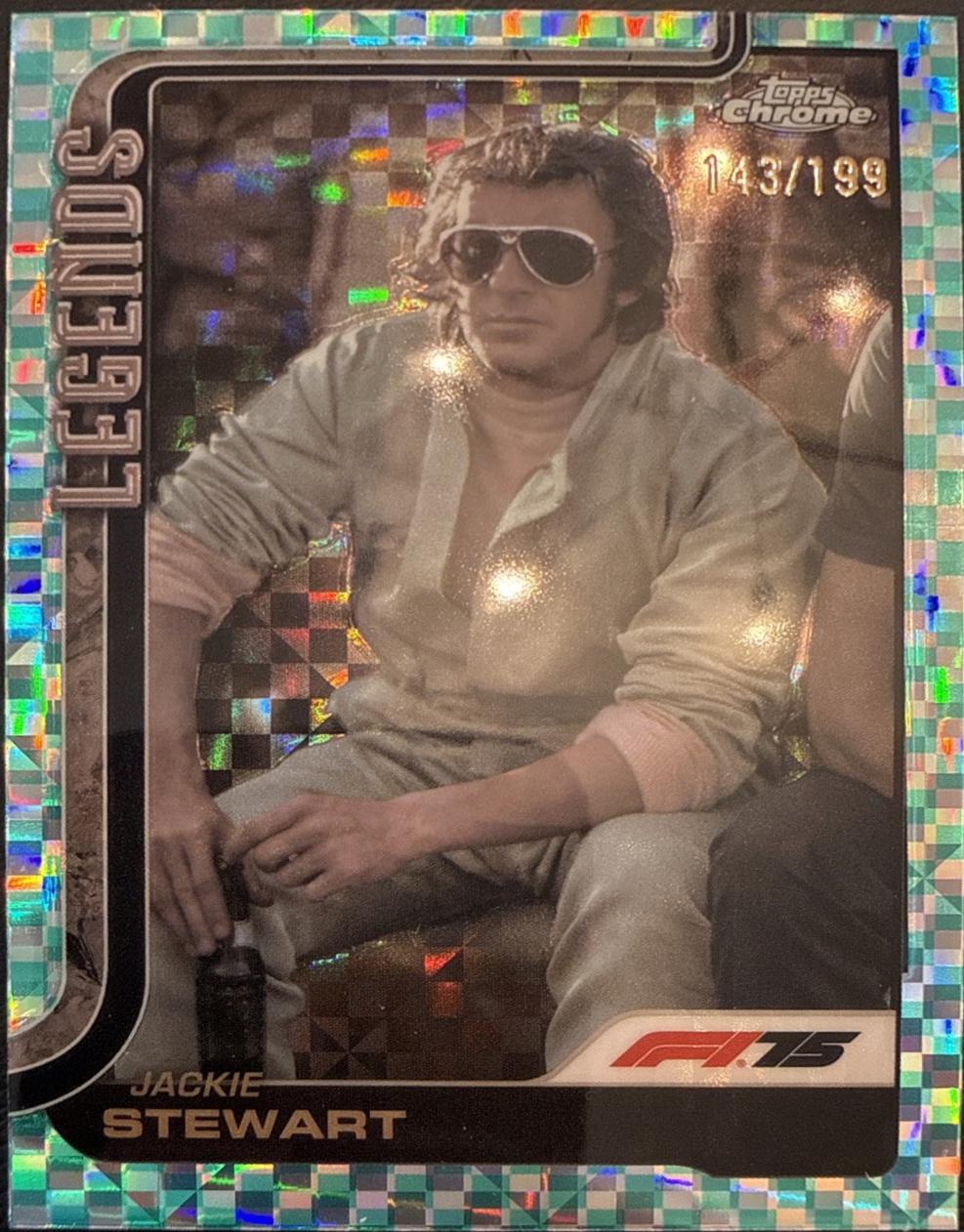 Jackie Stewart [Aqua Refractor] #154