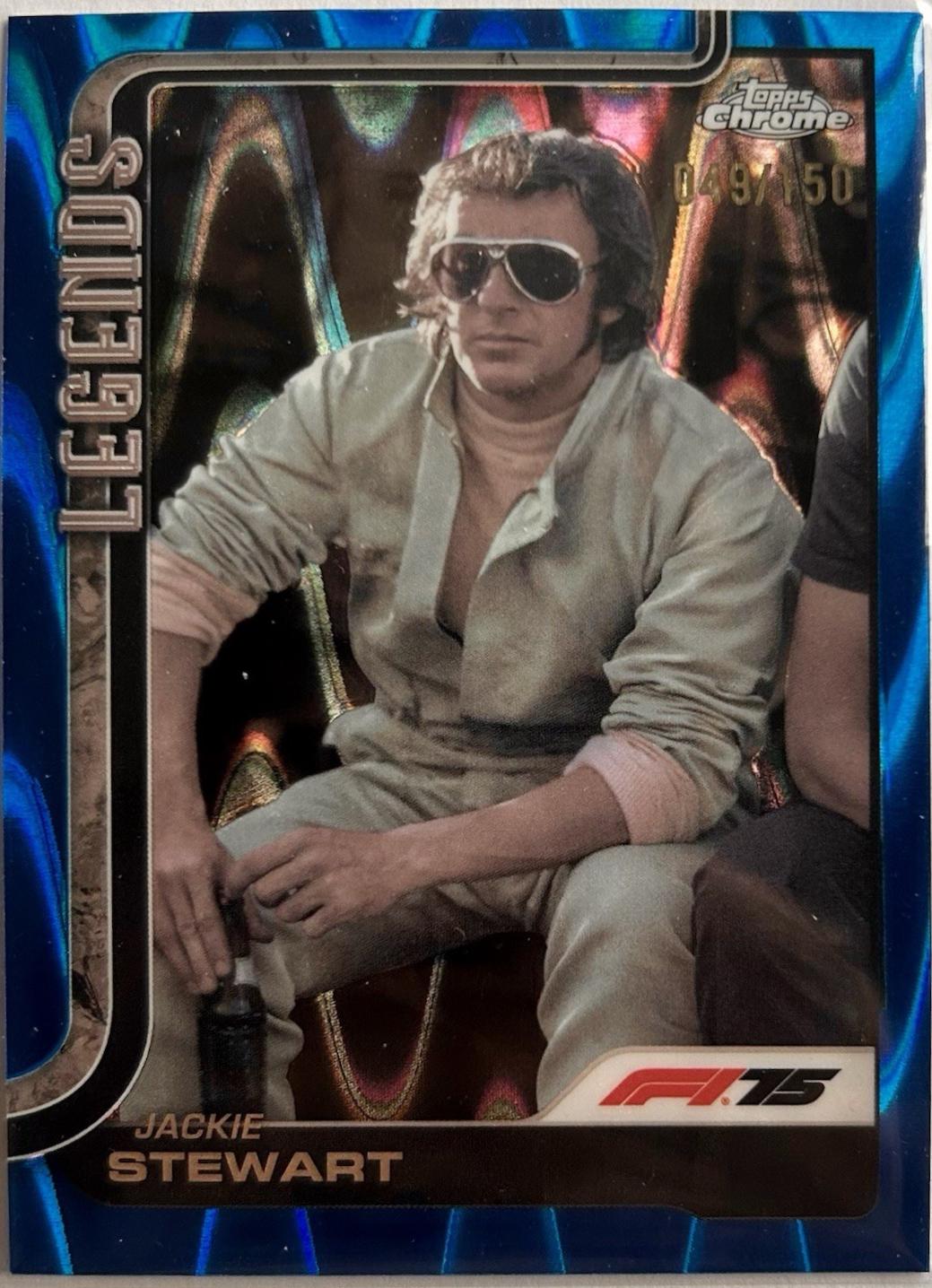 Jackie Stewart [Blue RayWave Refractor] #154