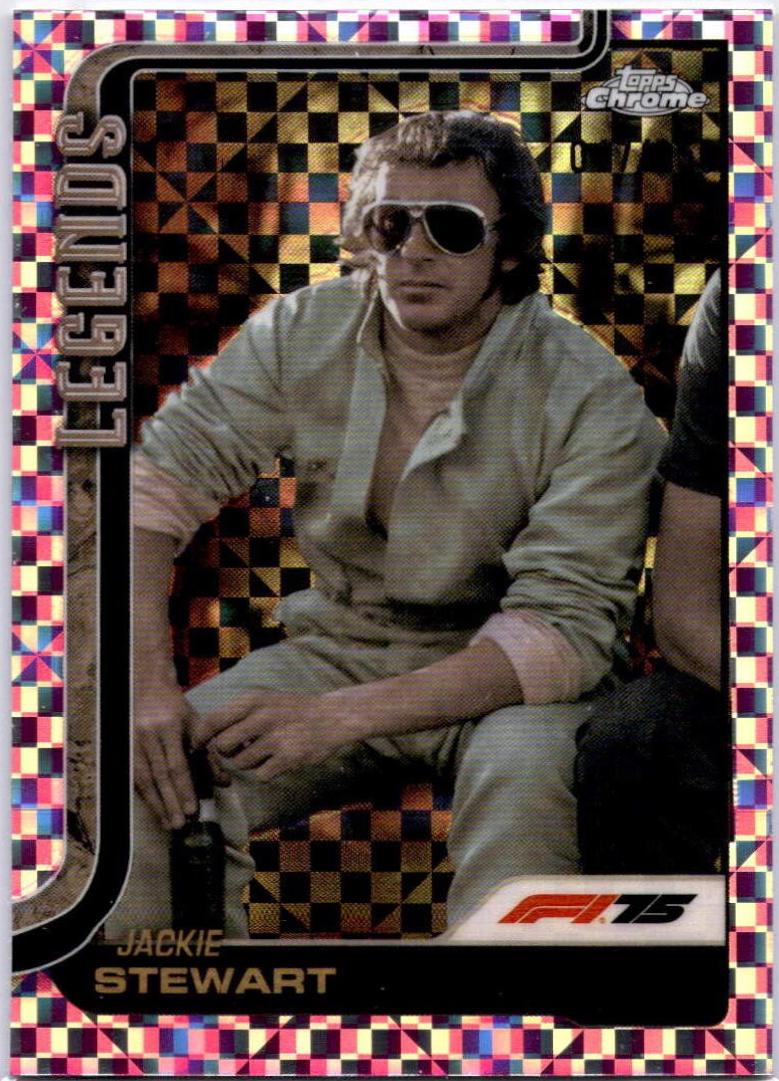 Jackie Stewart [Pink Checker Flag Refractor] #154