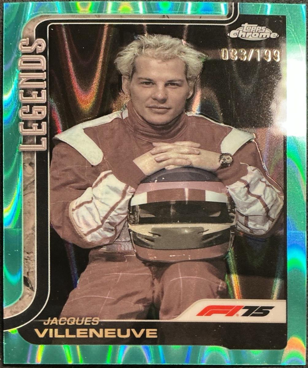 Jacques Villeneuve [Aqua Refractor] #163