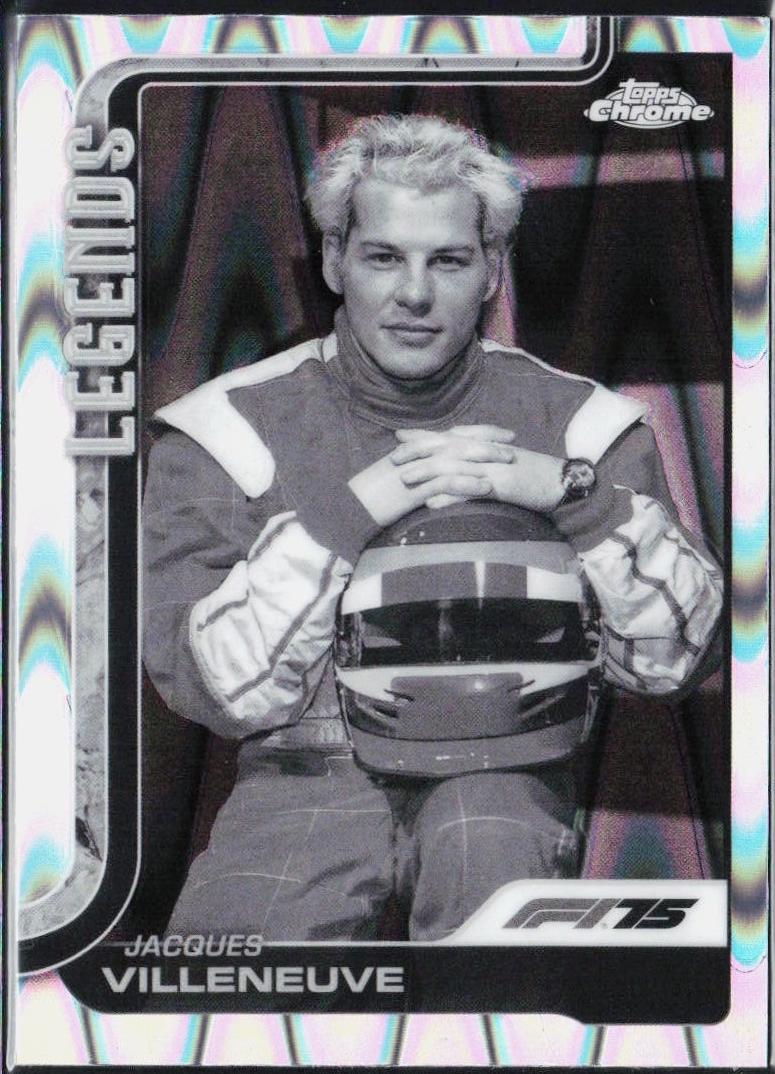 Jacques Villeneuve [Black White RayWave Refractor] #163