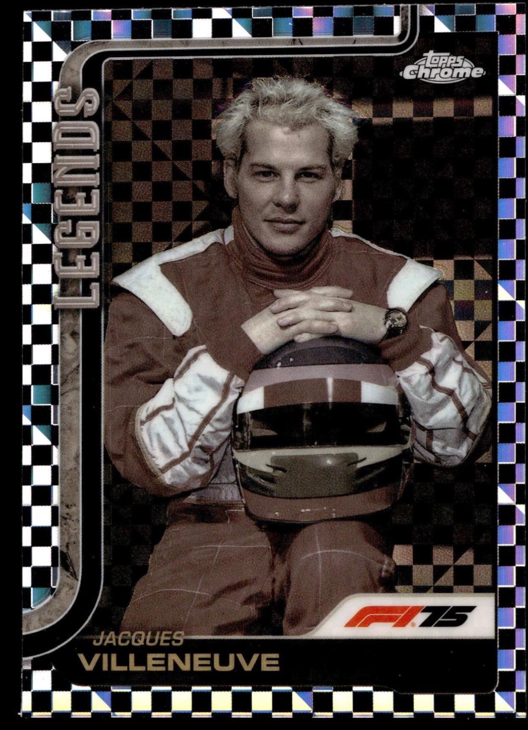 Jacques Villeneuve [Checker Flag Refractor] #163