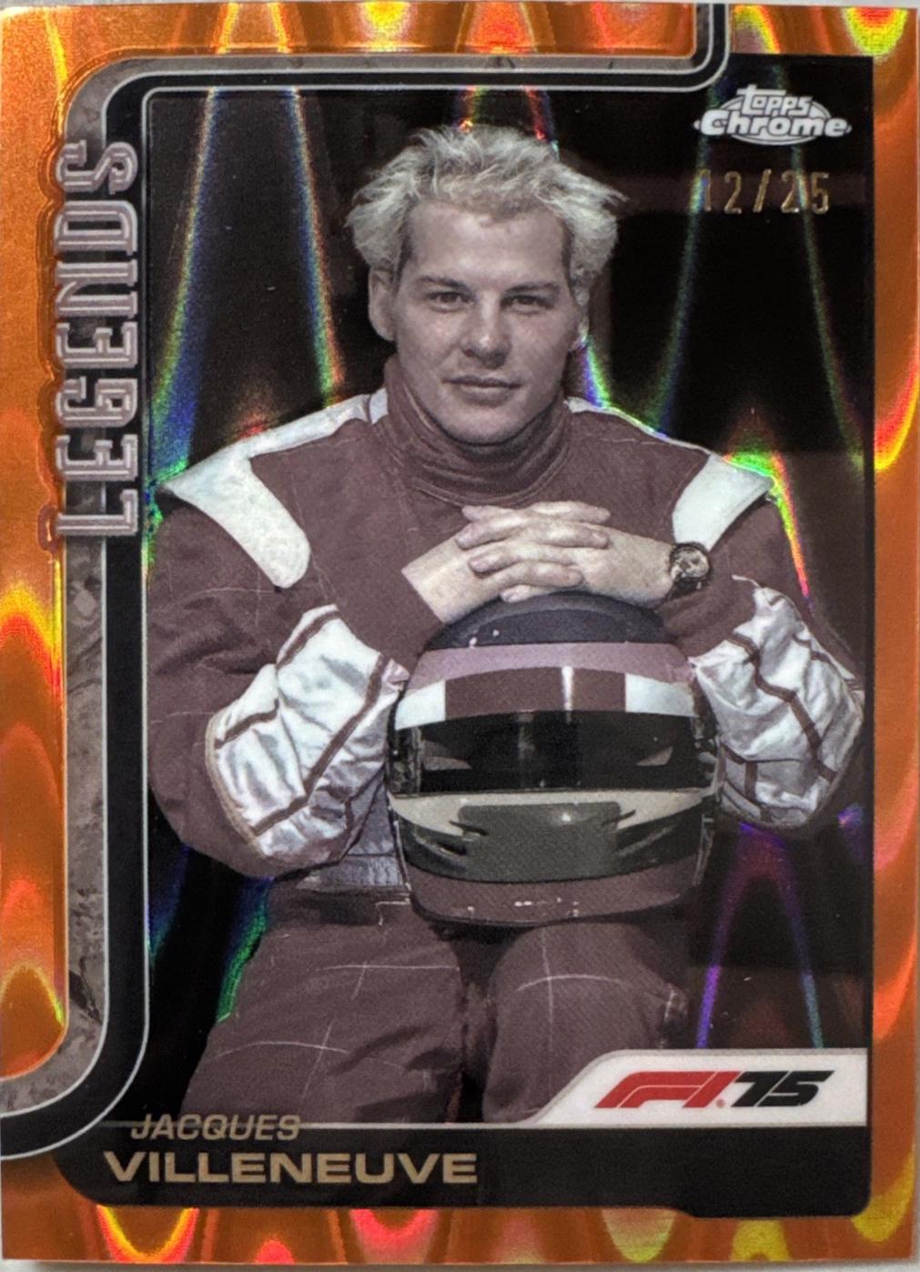 Jacques Villeneuve [Orange RayWave Refractor] #163