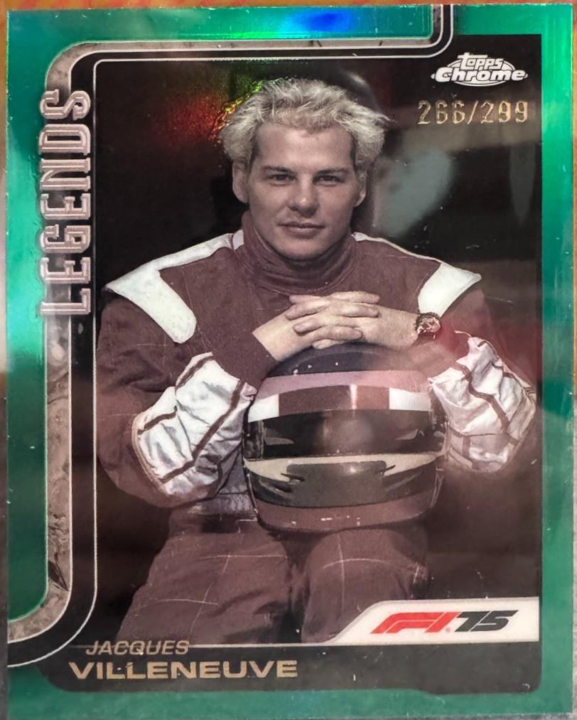 Jacques Villeneuve [Teal Refractor] #163