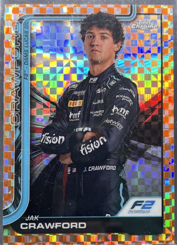 Jak Crawford [Orange Checker Flag Refractor] #31