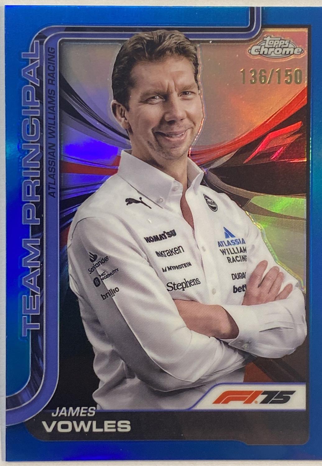 James Vowles [Blue Refractor] #200