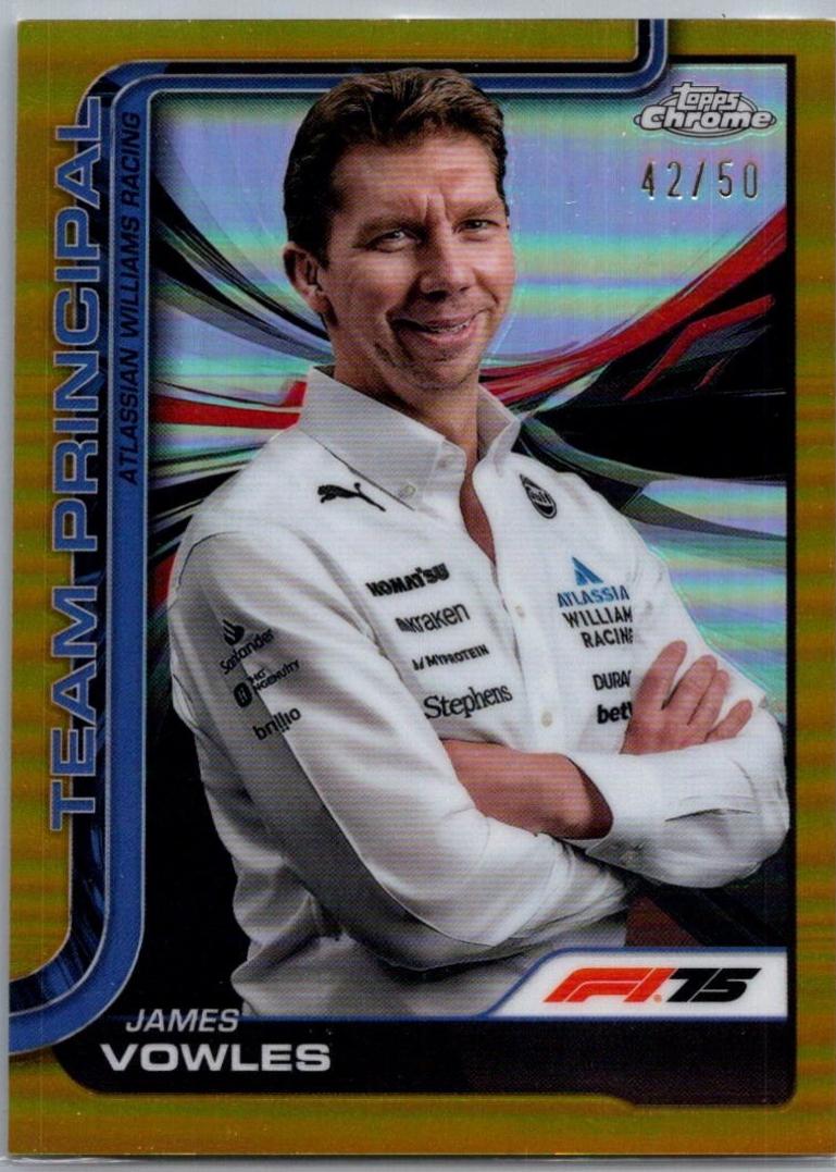 James Vowles [Gold Refractor] #200