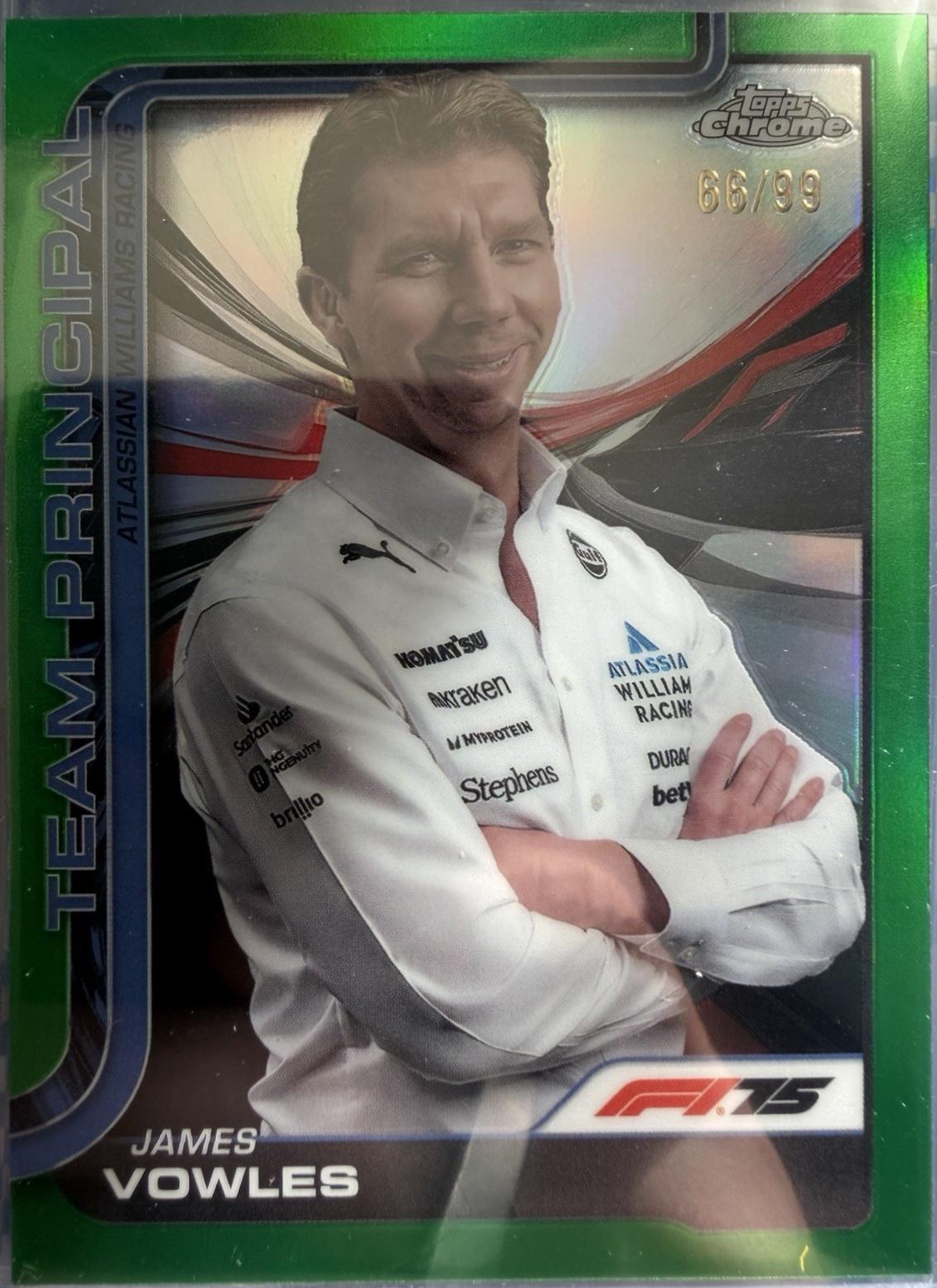 James Vowles [Green Refractor] #200