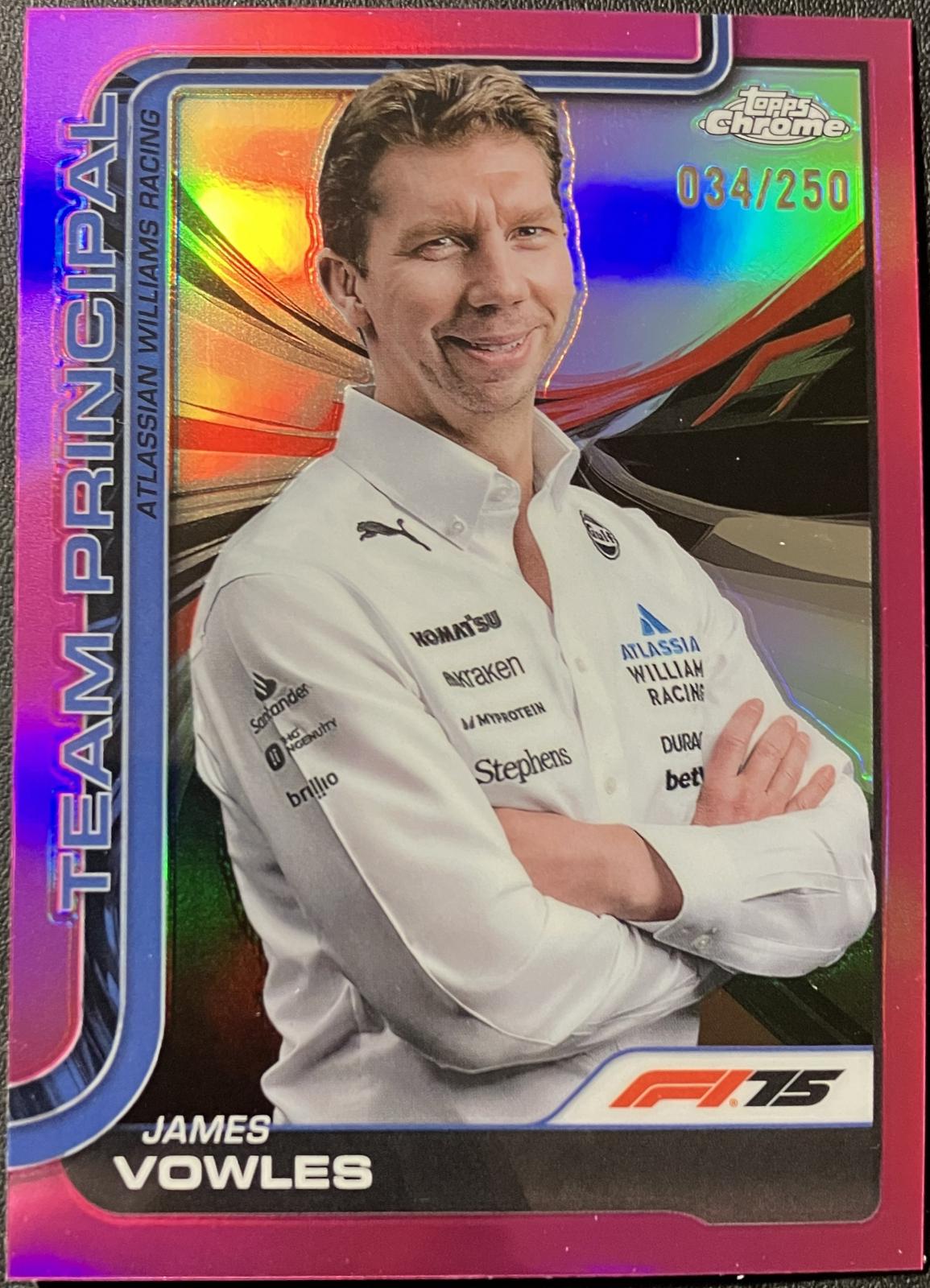James Vowles [Pink Refractor] #200