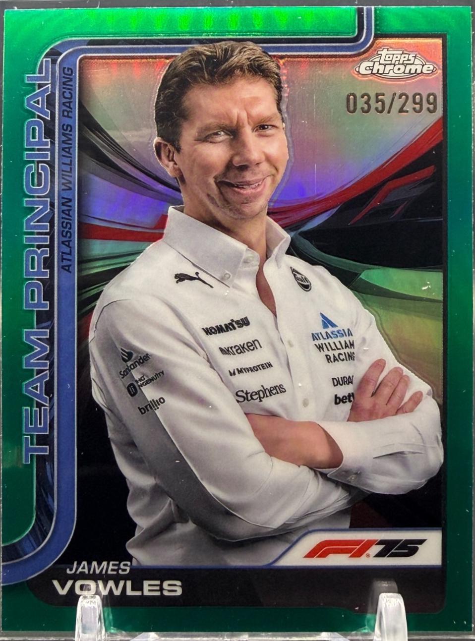 James Vowles [Teal Refractor] #200