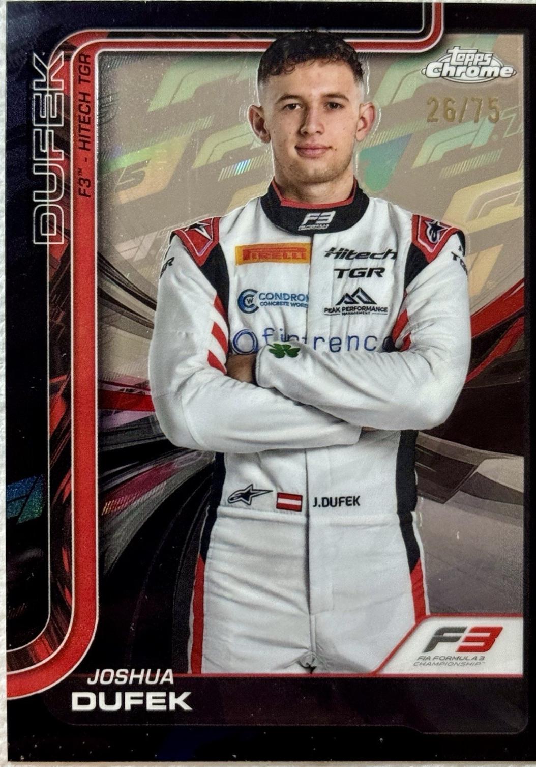 Joshua Dufek [75th Anniversary Refractor] #55