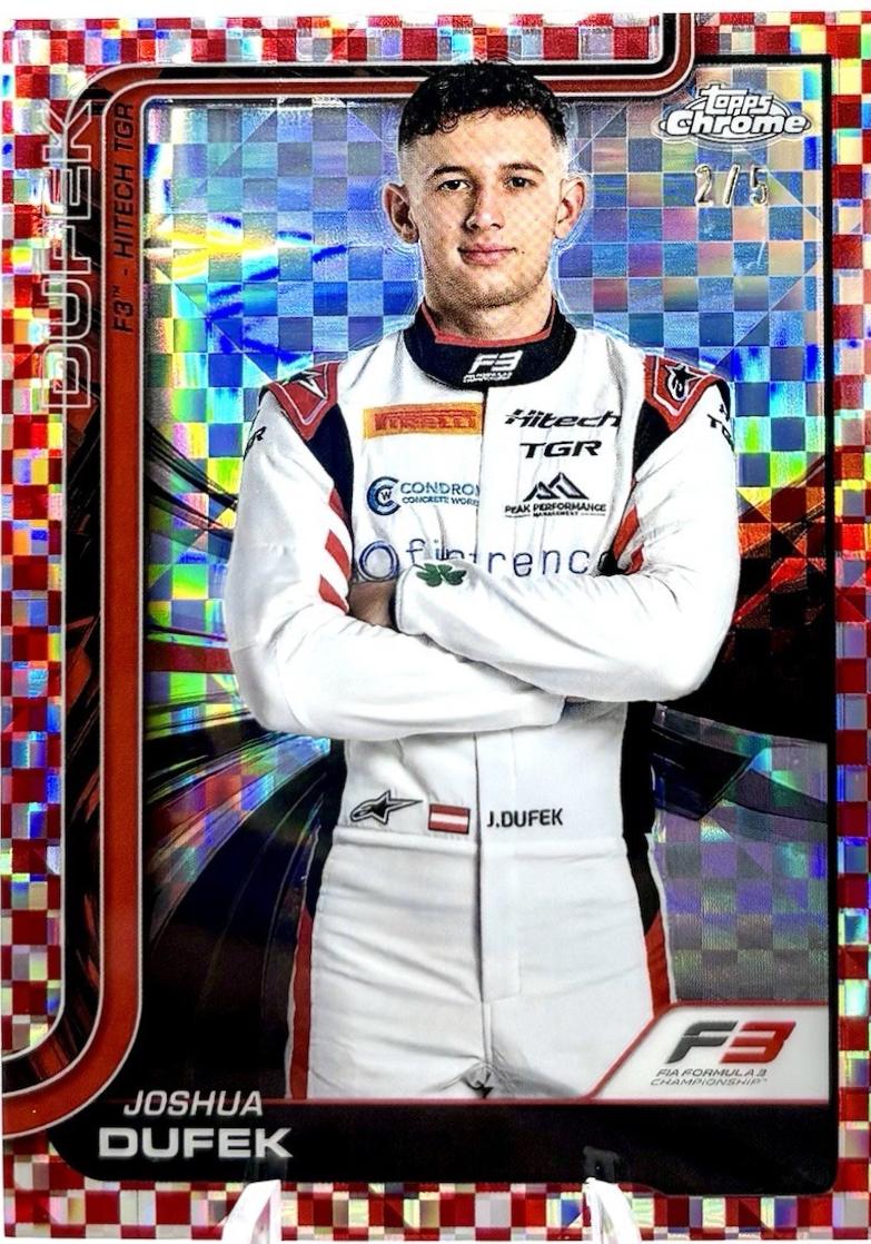 Joshua Dufek [Red Checker Flag Refractor] #55