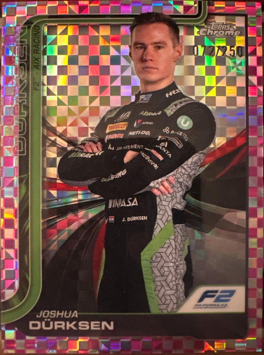 Joshua Durksen [Pink Checker Flag Refractor] #37