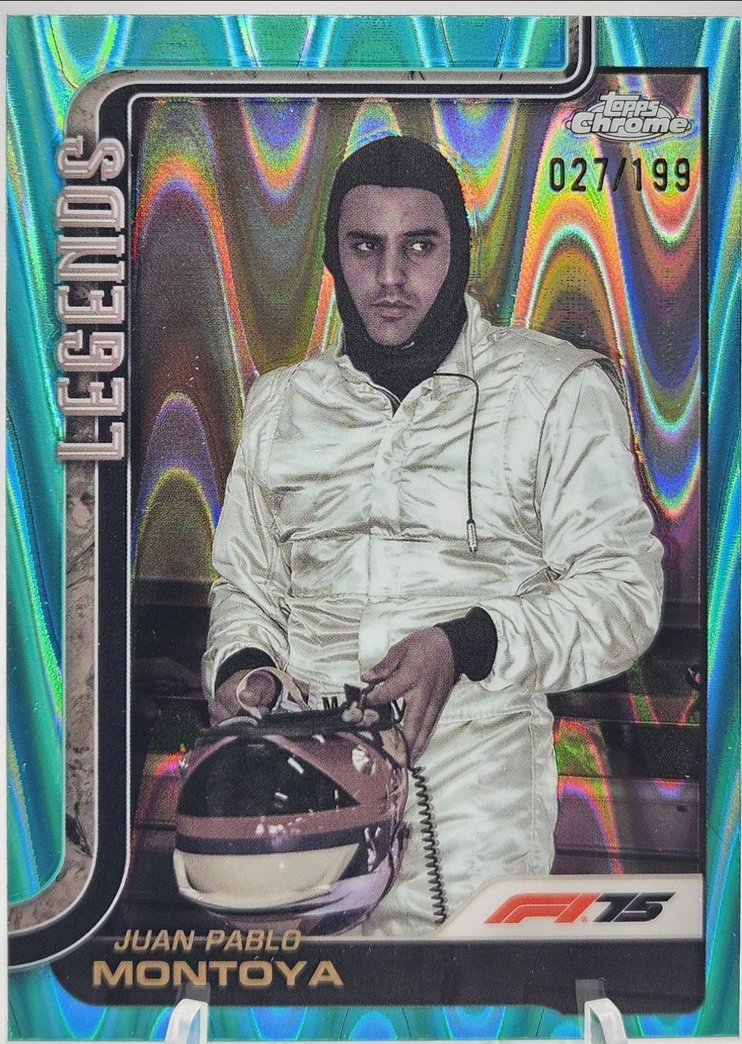 Juan Pablo Montoya [Aqua Raywave Refractor] #156