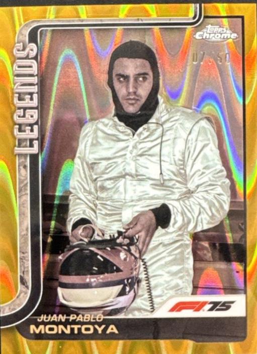 Juan Pablo Montoya [Gold Refractor] #156