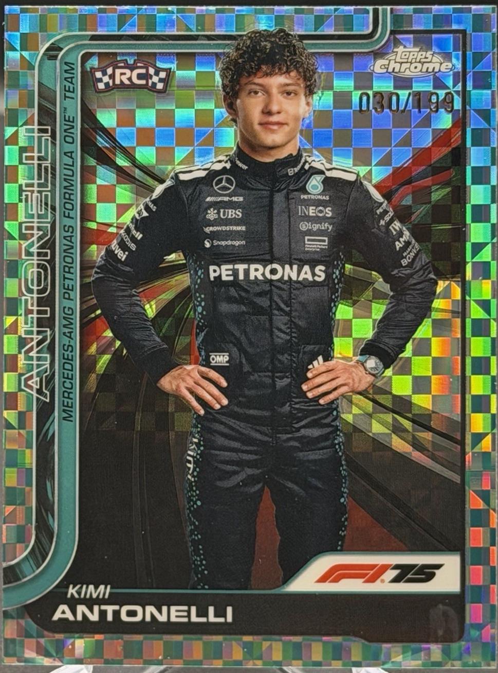 Kimi Antonelli [Aqua Raywave Refractor] #8