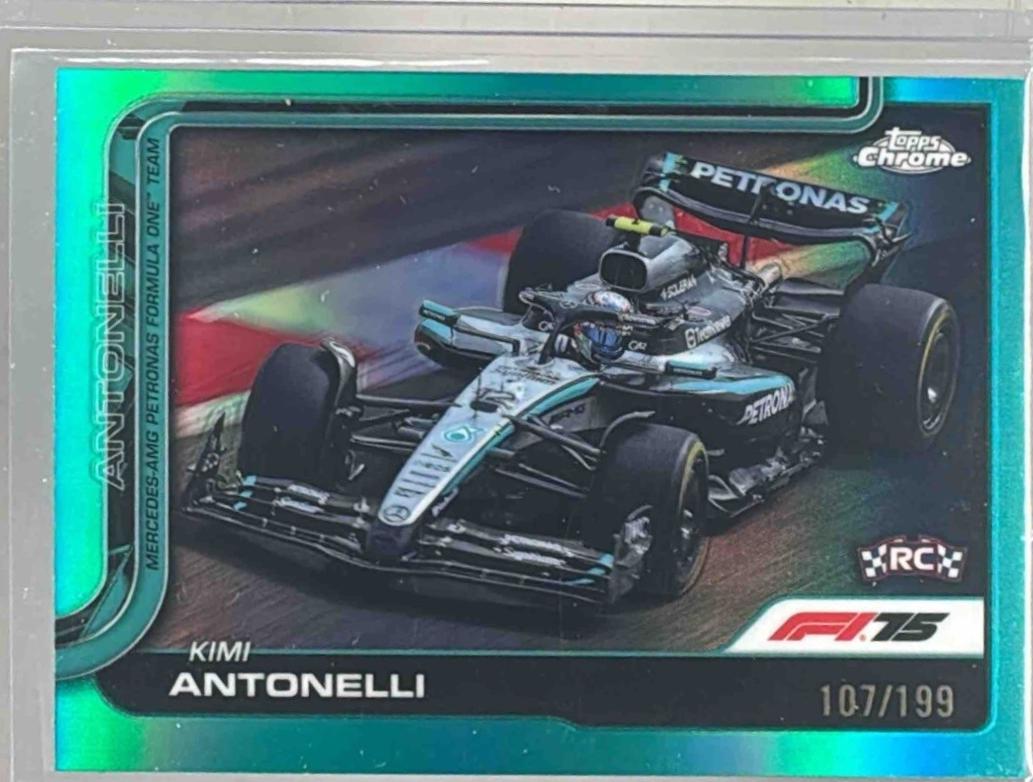 Kimi Antonelli [Aqua Raywave Refractor] #80