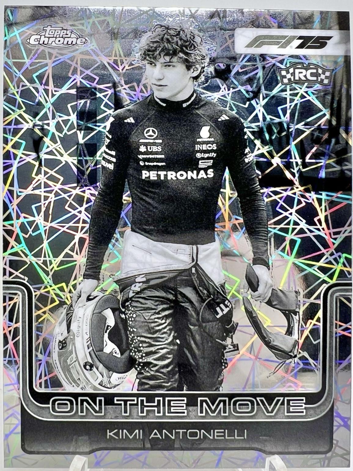 Kimi Antonelli [Black White Lazer Refractor] #185