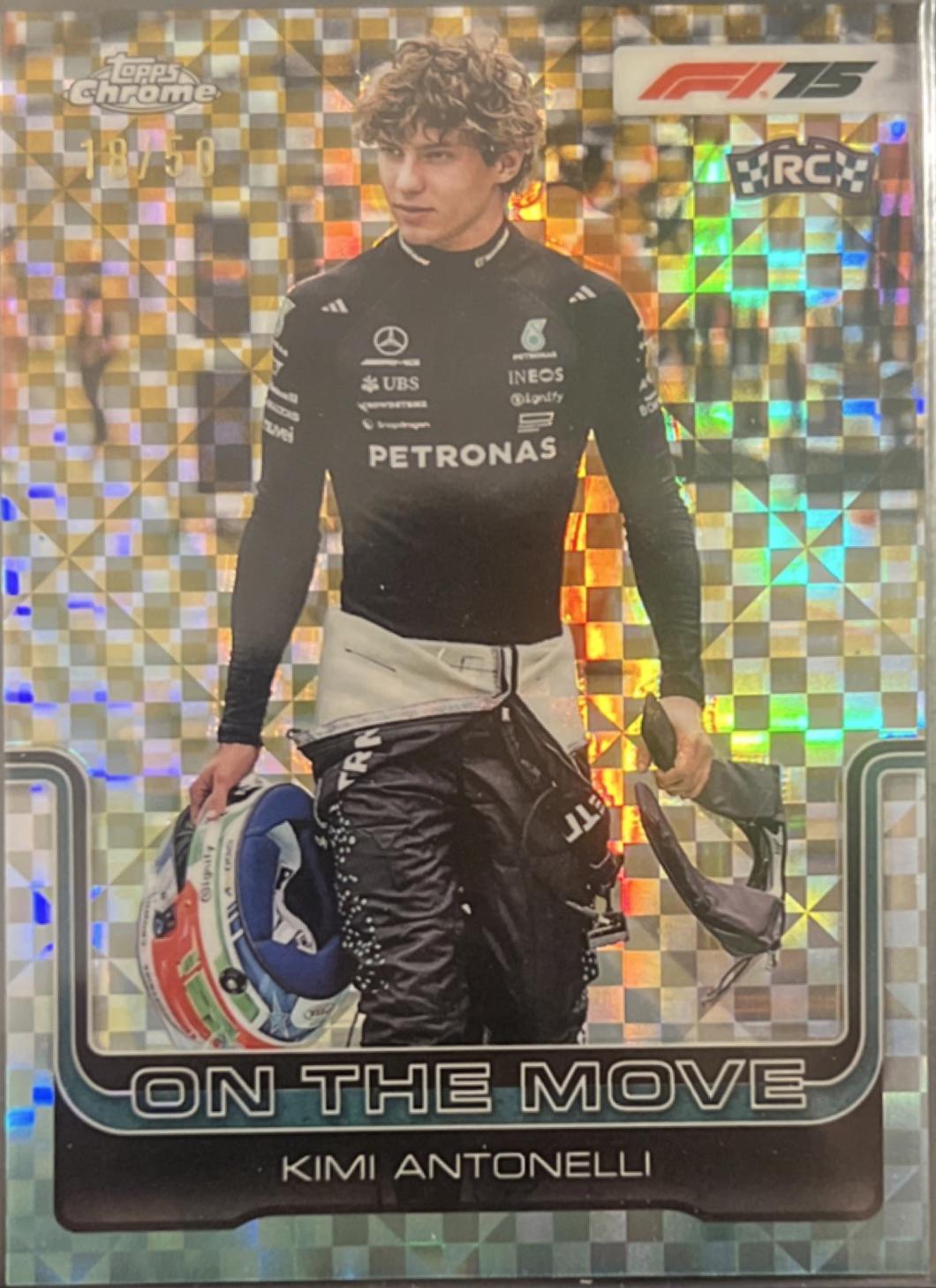 Kimi Antonelli [Checker Flag Refractor] #185
