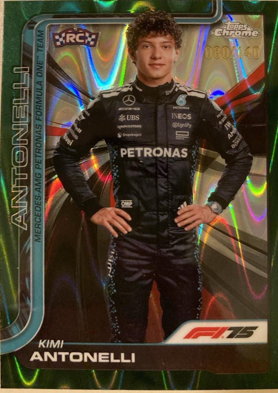 Kimi Antonelli [Green RayWave Refractor] #8
