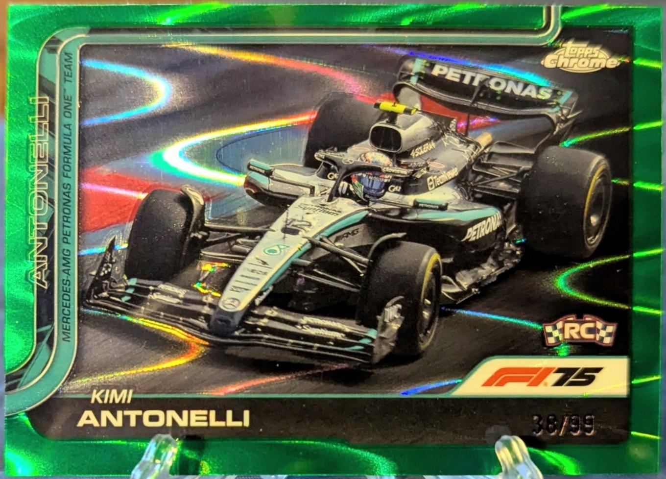 Kimi Antonelli [Green RayWave Refractor] #80