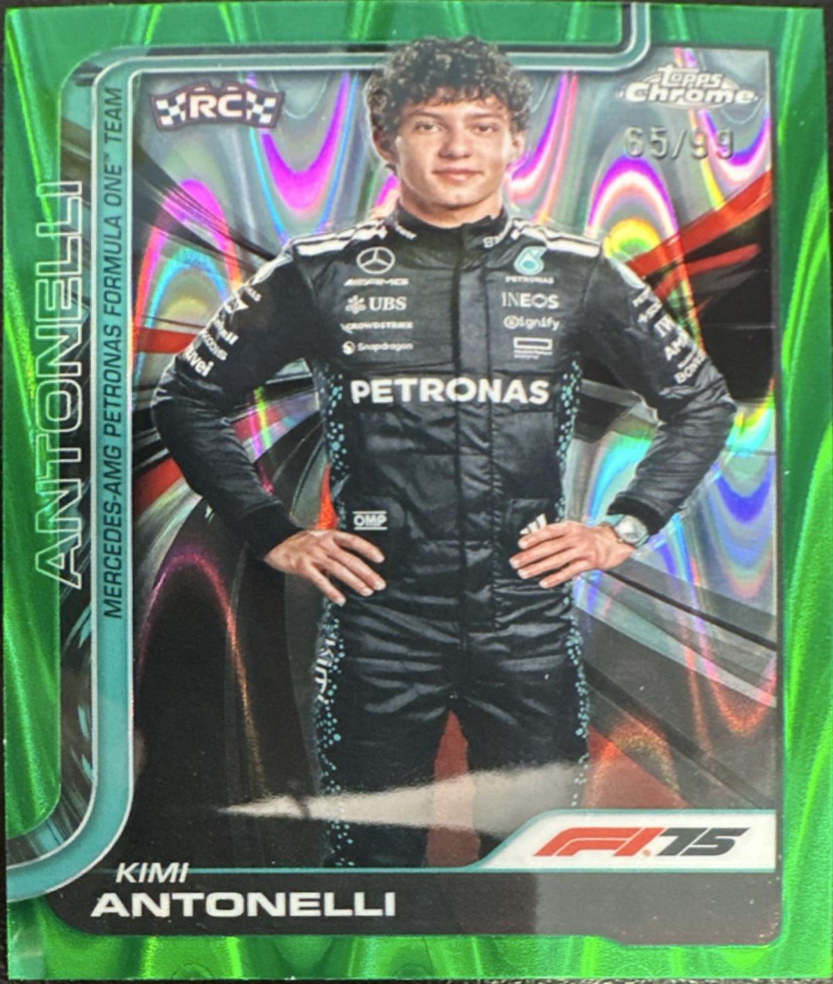 Kimi Antonelli [Green Refractor] #8