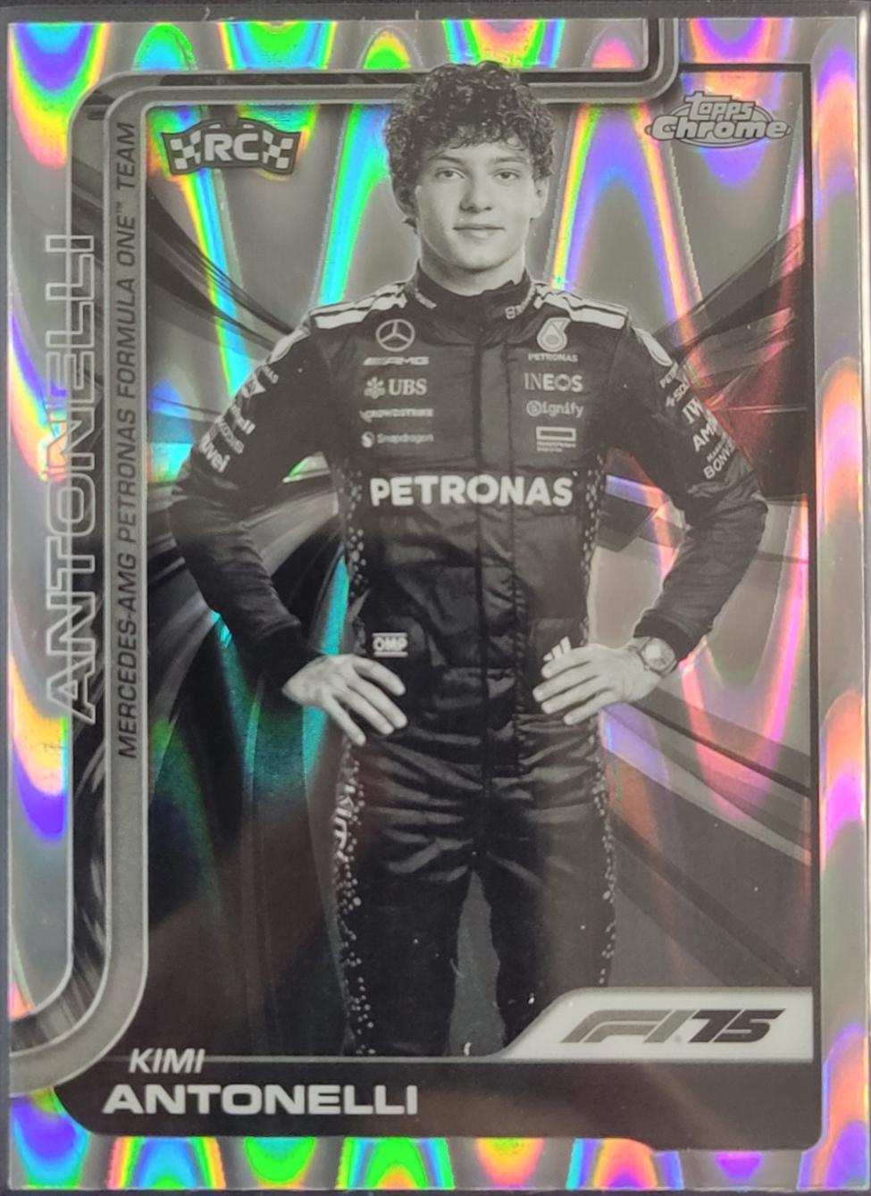 Kimi Antonelli [Orange RayWave Refractor] #8