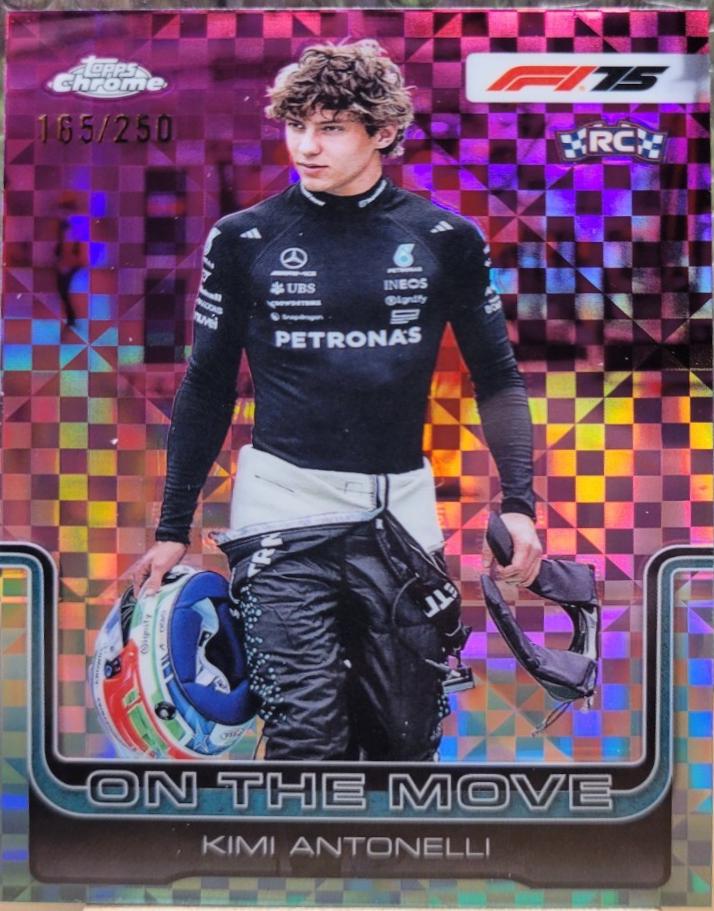 Kimi Antonelli [Pink Checker Flag Refractor] #185